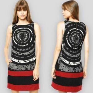 Desigual by Christian LaCroix Delirium A-line Sleeveless Dress Size 36 | US XS